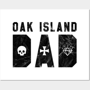 Oak Island Dad Treasure Mens Gift Posters and Art